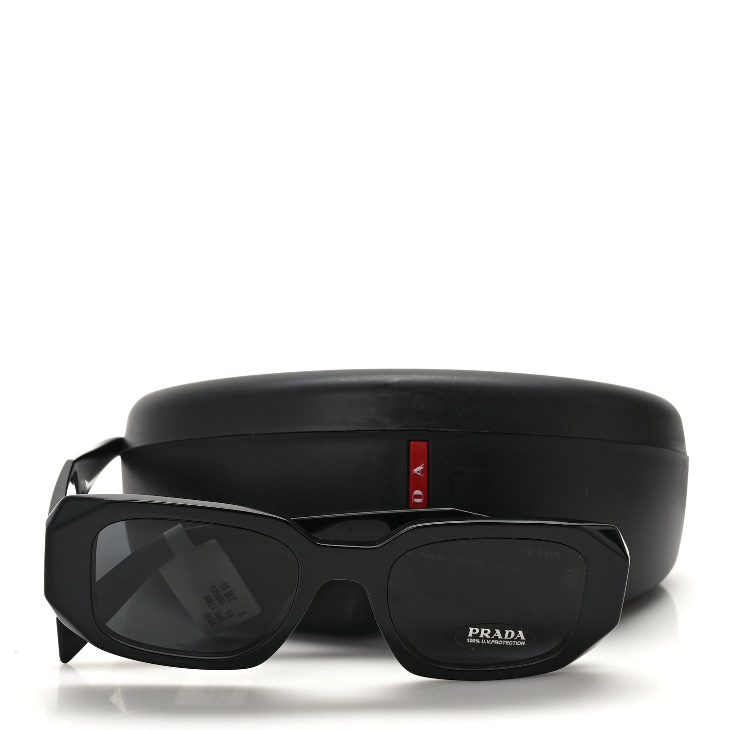 Prada Acetate Symbole Sunglasses SPR 17W Black 9 of 9