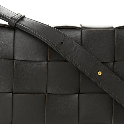 Bottega Veneta Lambskin Maxi Intrecciato Cassette Crossbody Bag Fondant 7 of 9