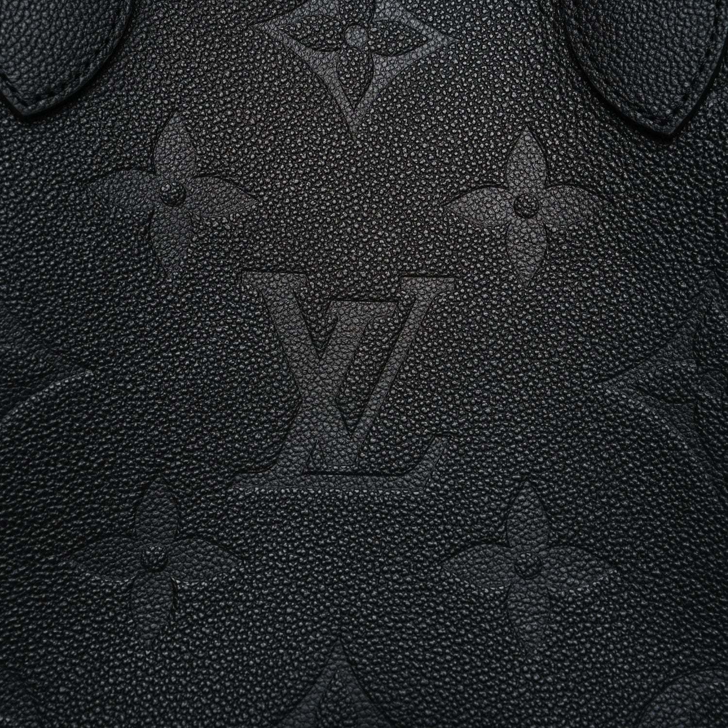 Louis Vuitton Empreinte Monogram Giant Neverfull MM Black 9 of 11