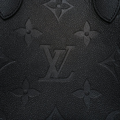 Louis Vuitton Empreinte Monogram Giant Neverfull MM Black 9 of 11