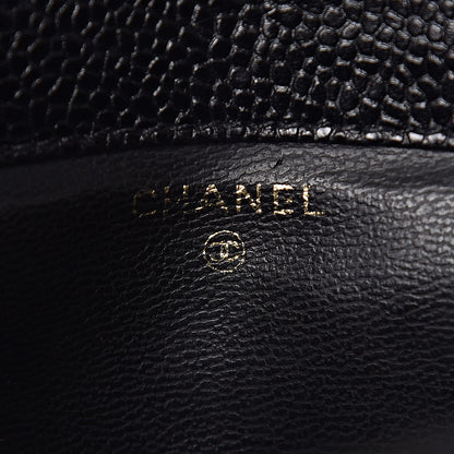 Chanel Caviar Timeless CC Flap Pouch Black 6 of 13