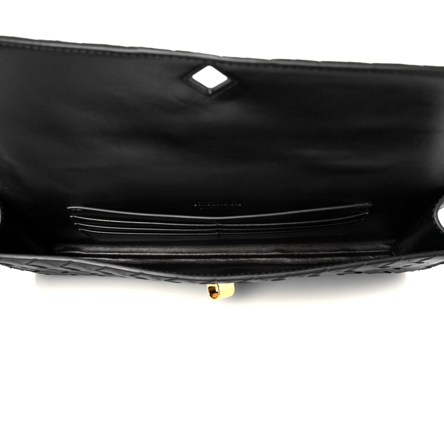 Bottega Veneta Nappa Intrecciato Long Andiamo Top Handle Clutch Black 5 of 9