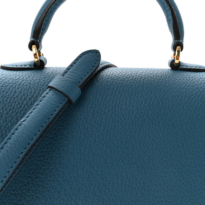 Moynat Taurillon Blush Rejane BB Prussian Blue 7 of 9