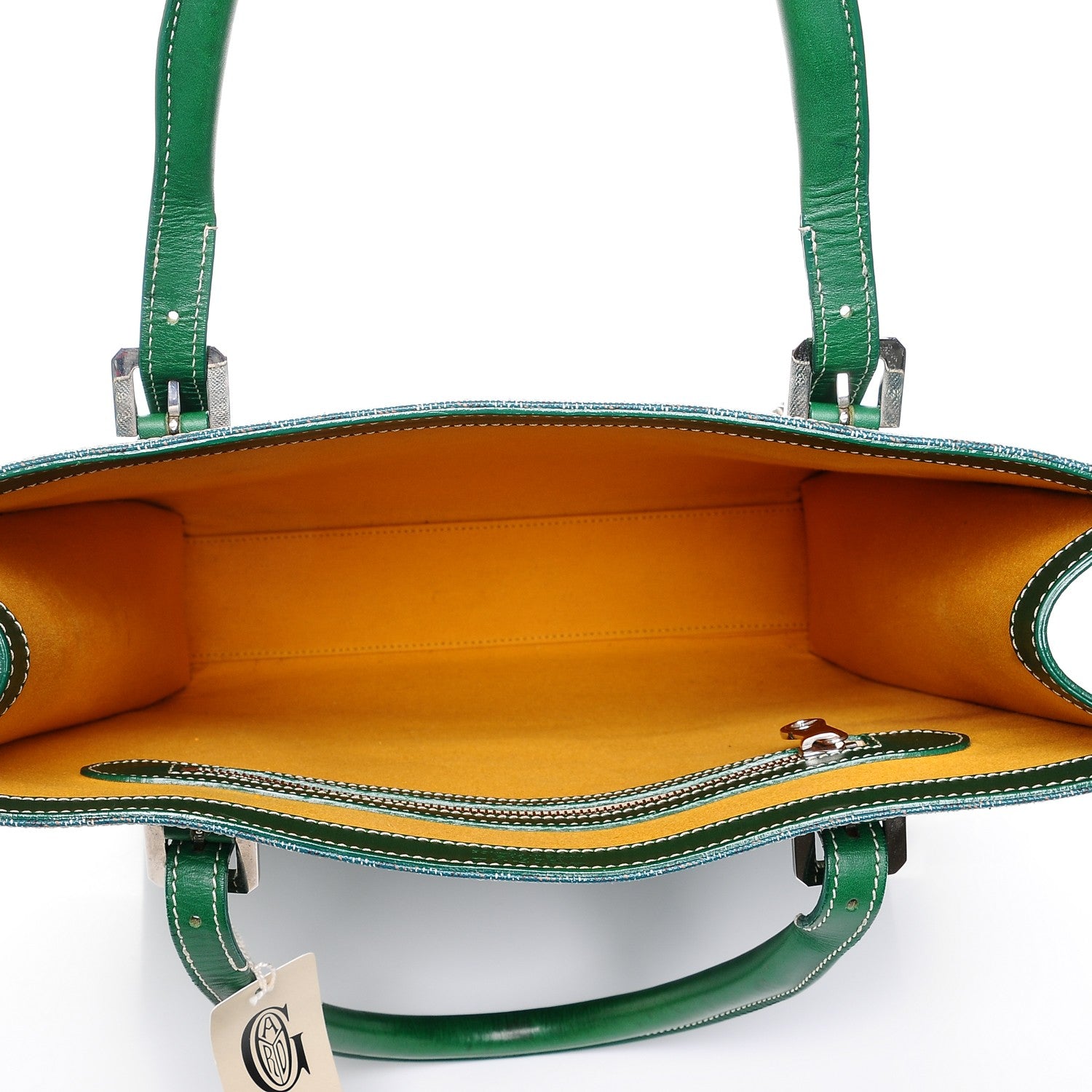 Goyard Goyardine Comores GM Tote Green 5 of 10