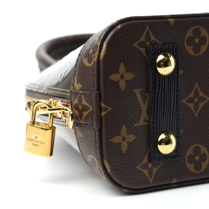 Louis Vuitton Vernis Epi Monogram Alma BB Champagne Metallise 6 of 9