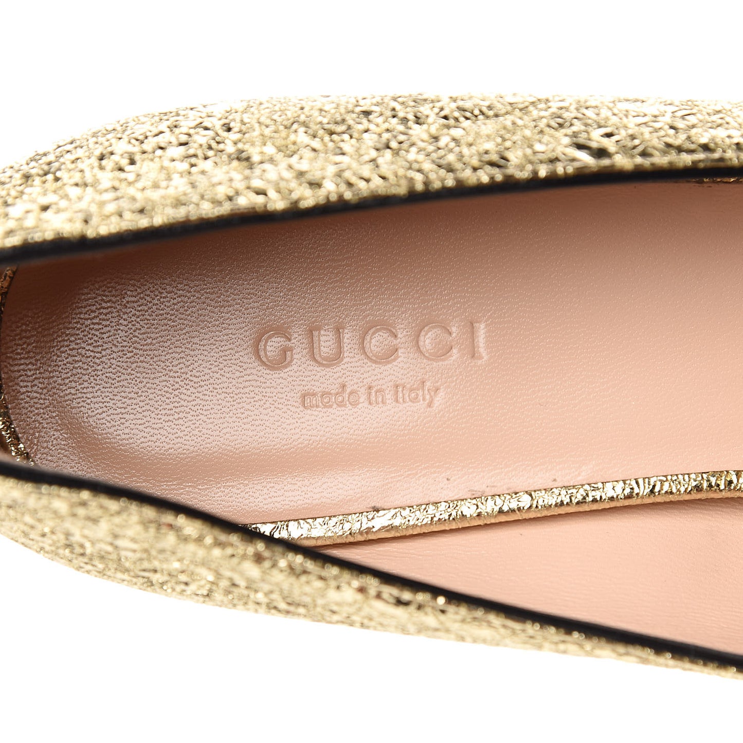Galassia GG Marmont Fringe 50mm Loafer Pumps 39 Platino