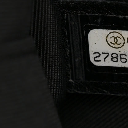 Chanel Bullskin Stitched Small Shopping Tote Black 7 of 12