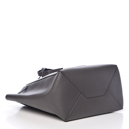 Celine Smooth Calfskin Small Tassel Cabas Phantom Gray Blue 4 of 18