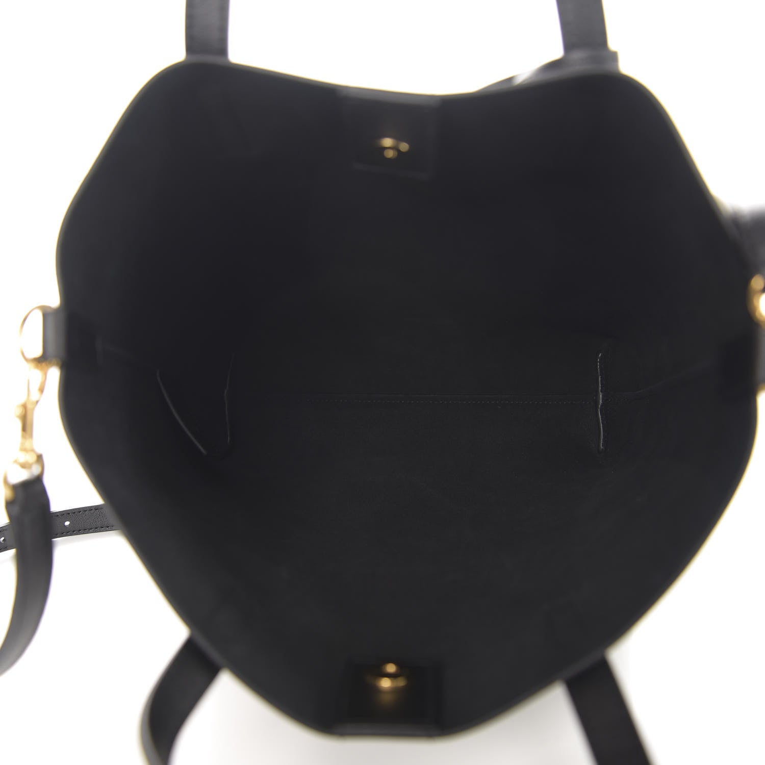 Saint Laurent Calfskin Toy Shopping Tote Black 5 of 10