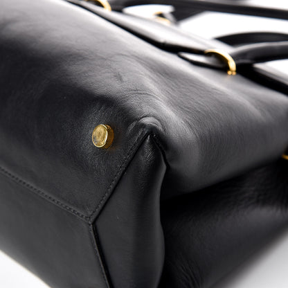 Tom Ford Smooth Calfskin Medium Icon Bag Black 9 of 12