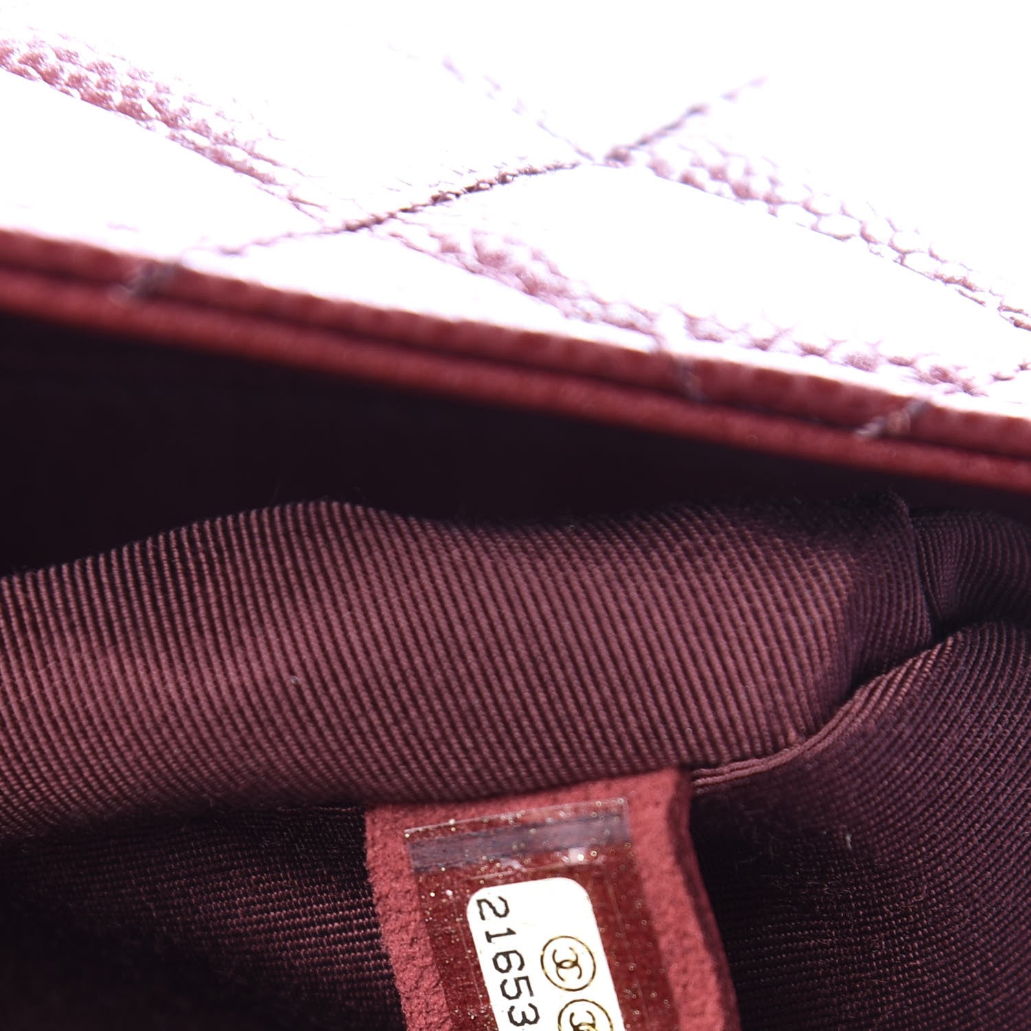 Chanel Caviar Quilted City Shopping Tote Dark Red 7 of 11