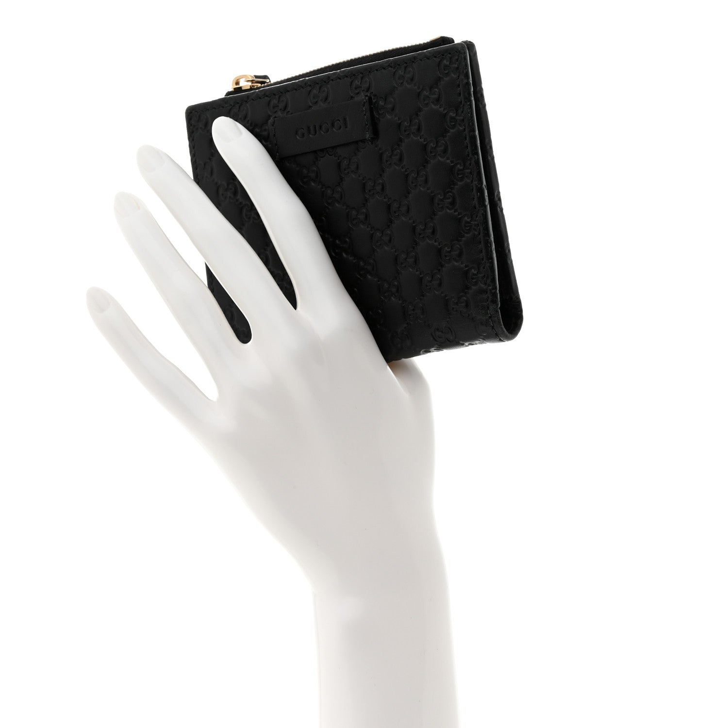 Gucci Microguccissima Snap Bi-Fold Wallet Black 2 of 7