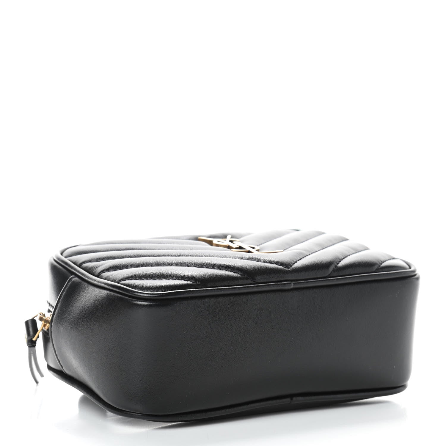 Saint Laurent Calfskin Matelasse Monogram Lou Belt Bag Black 6 of 17