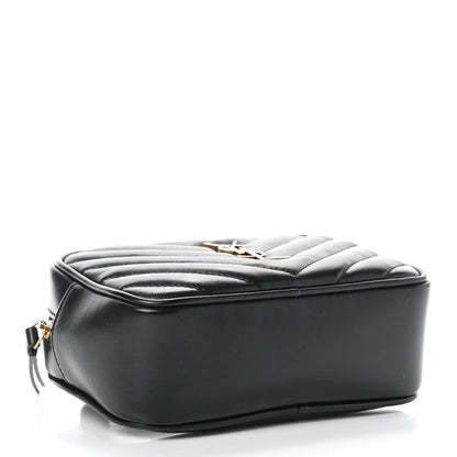 Saint Laurent Calfskin Matelasse Monogram Lou Belt Bag Black 6 of 17