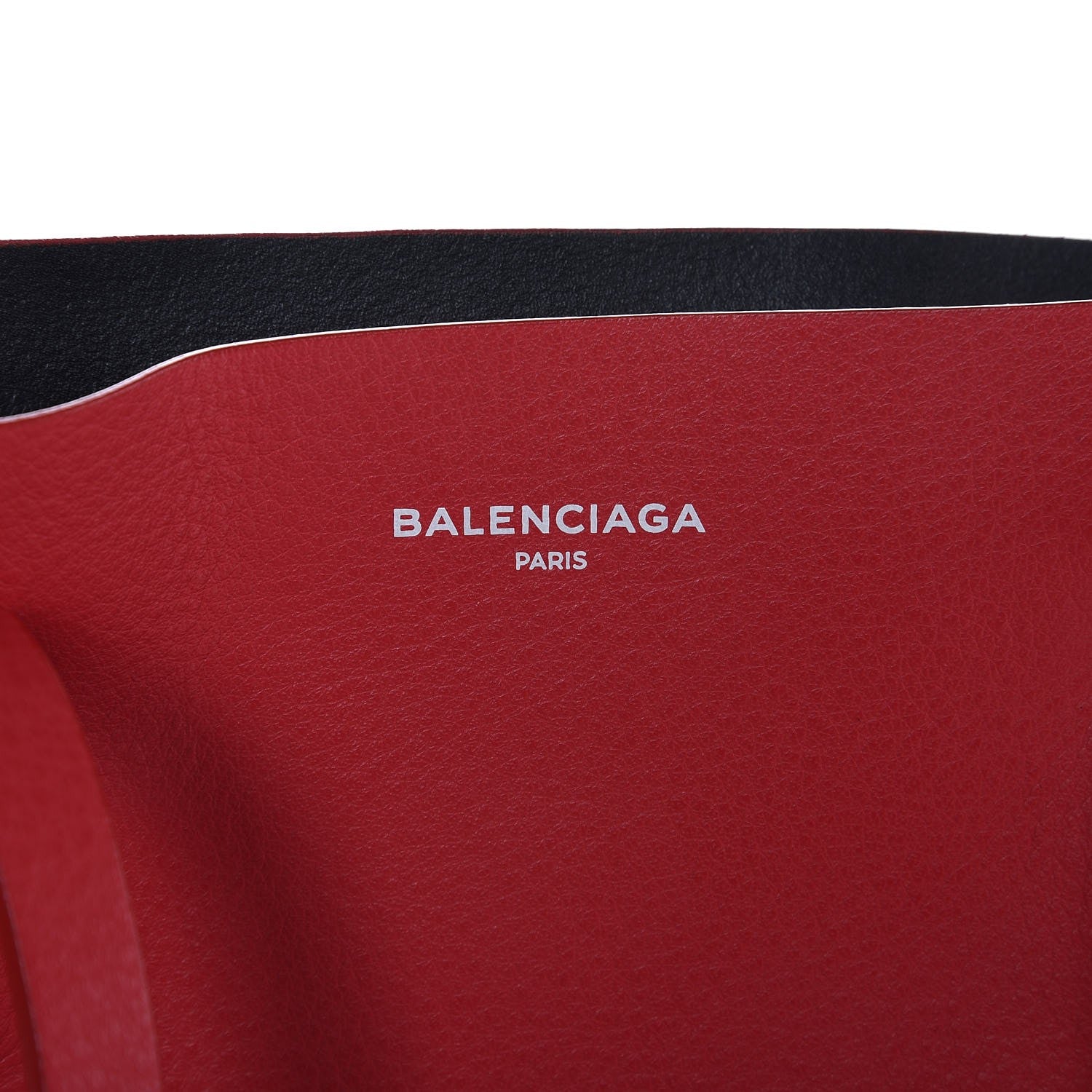 Balenciaga Veau Baltimore Double Sided Small Everyday Tote Rouge Vermeil Black 7 of 9