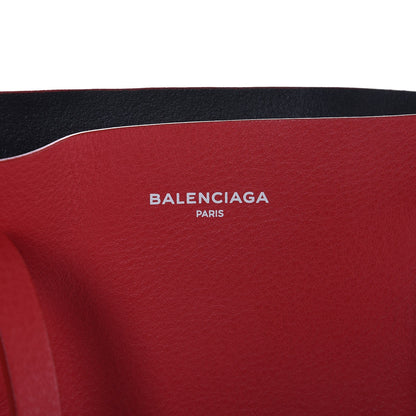 Balenciaga Veau Baltimore Double Sided Small Everyday Tote Rouge Vermeil Black 7 of 9