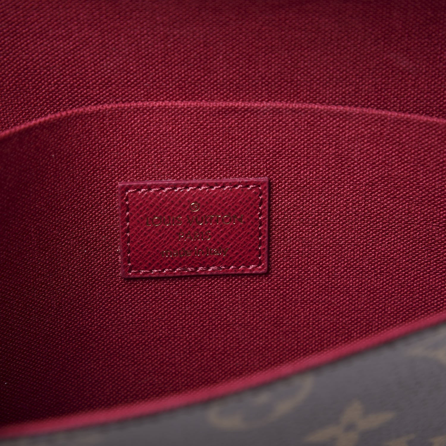 Louis Vuitton Monogram Pochette Felicie Chain Wallet Fuchsia 8 of 10