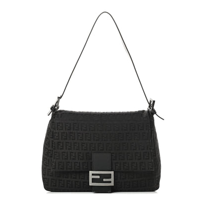 Fendi Zucchino Mama Baguette Black 1 of 14