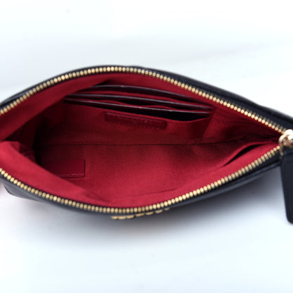 Chanel Shiny Goatskin Quilted Small Chanel 19 Pouch Black 5 of 8