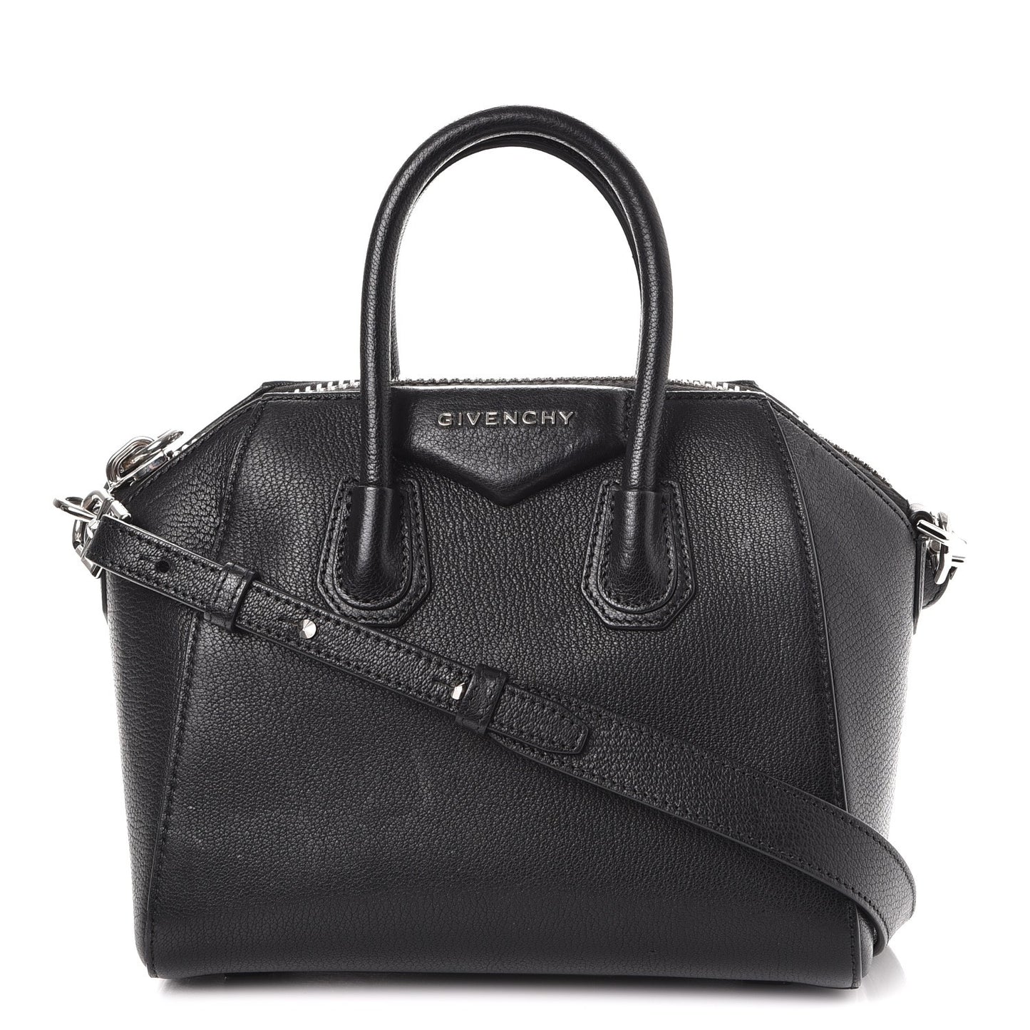 Sugar Goatskin Mini Antigona Black