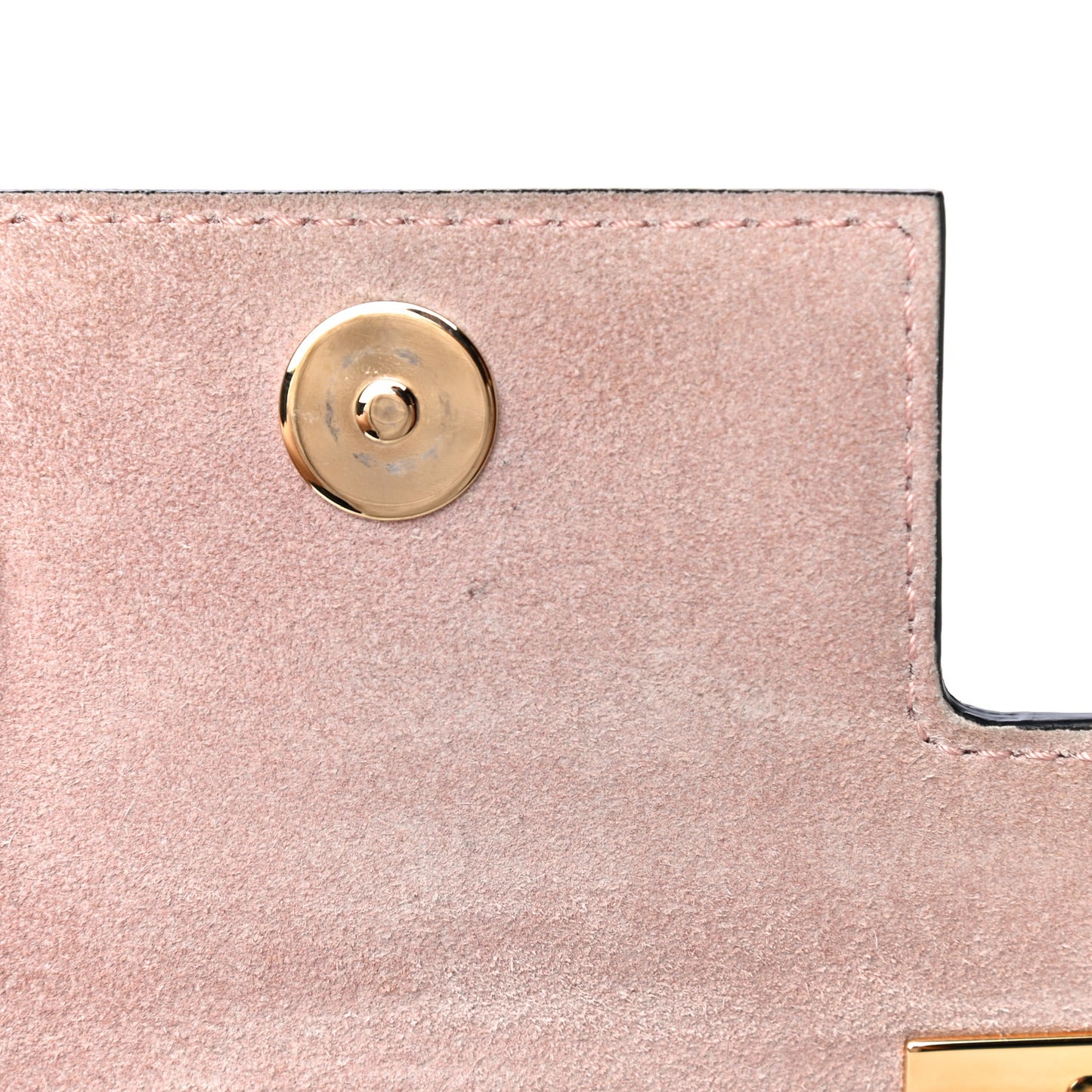 Grained Calfskin Mini My Rockstud Frame Bag Poudre
