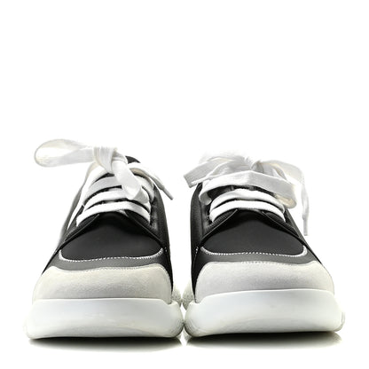Hermes Epsom Technical Canvas Vitesse Sneakers 42.5 Black 3 of 13