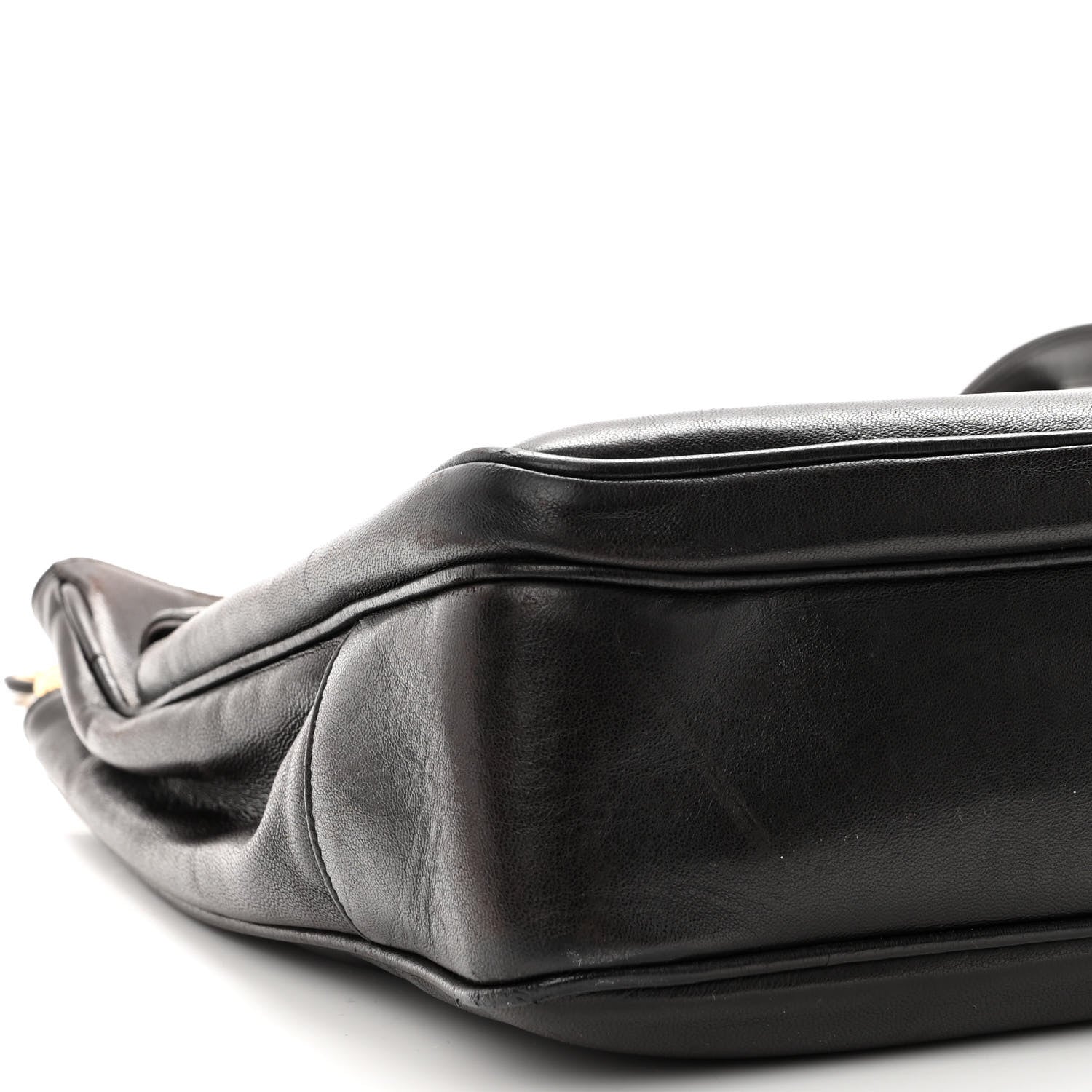 Chanel Lambskin Flap Shoulder Bag Black 9 of 11