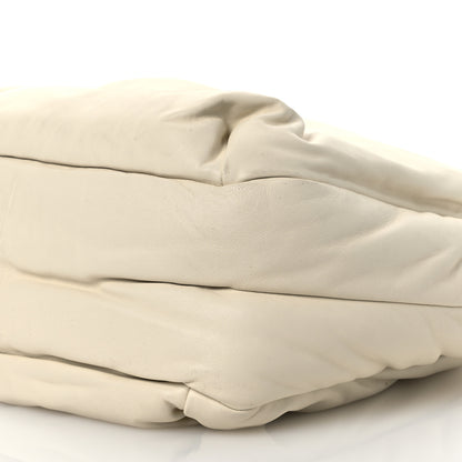 Celine Goatskin Pillow Bucket Bag White 9 of 16