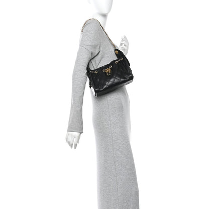 Chanel Caviar Quilted Mini Chanel 25 Handbag Black 2 of 11