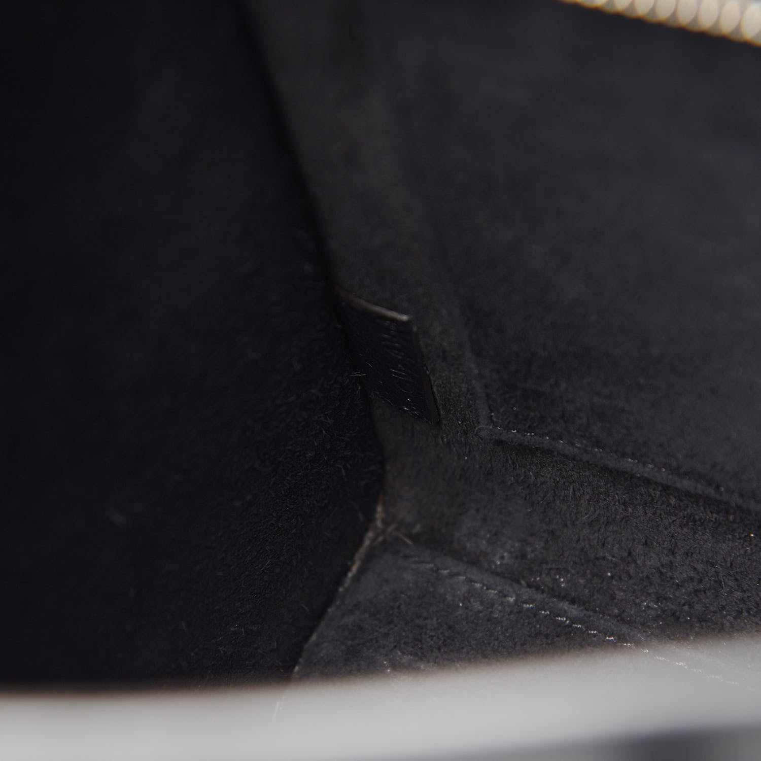 Celine Drummed Calfskin Nano Luggage Black 7 of 13