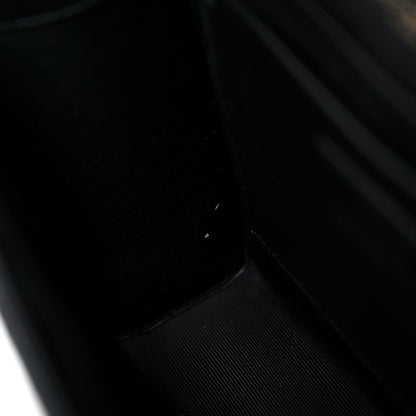 Saint Laurent Grain De Poudre Textured Mixed Matelasse Triquilt Medium Monogram Satchel Black 11 of 11