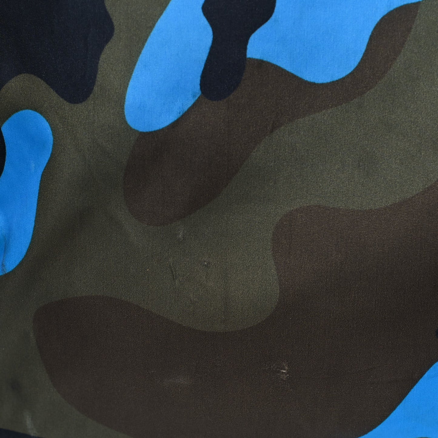 Nylon Camouflage Backpack Green Blue Fluo