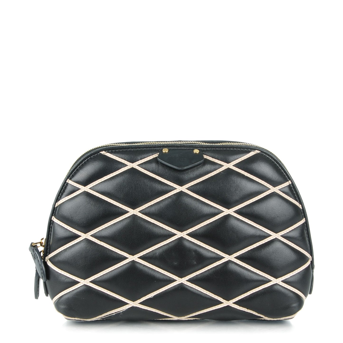Lambskin Malletage Alma Pochette Black