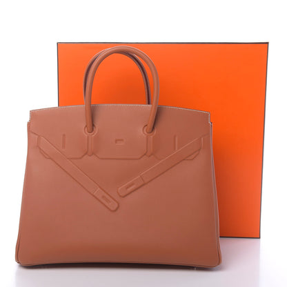 Hermes Swift Birkin Shadow 35 Gold 14 of 14