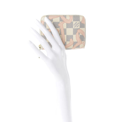 Louis Vuitton Damier Azur Tahitienne Zippy Coin Purse 2 of 7