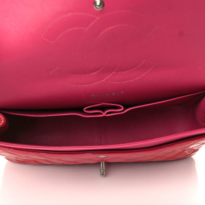 Chanel Patent Quilted Jumbo Double Flap Red 5 of 10