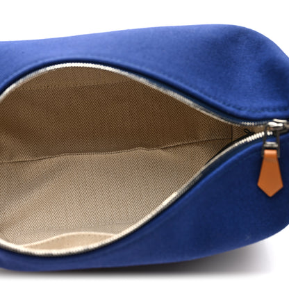 Hermes Canvas Small Bride-A-Brac Pouch Marine 5 of 6