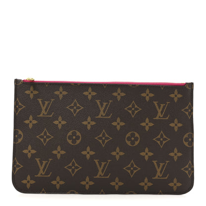 Louis Vuitton Monogram Neverfull MM GM Pochette Pivoine 1 of 8