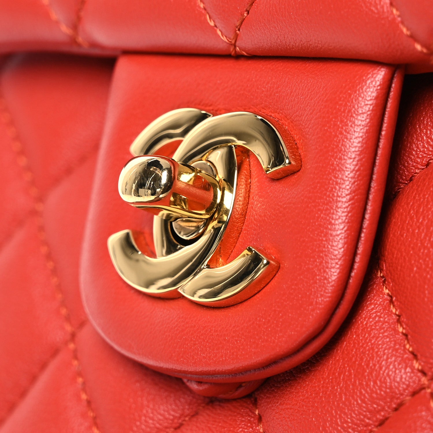 Chanel Calfskin Quilted Mini Urban Spirit Backpack Red 10 of 12