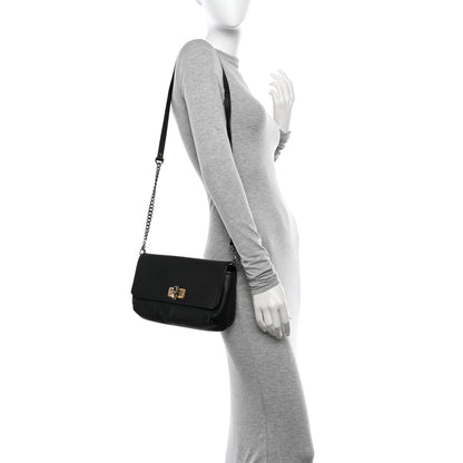 Lanvin Calfskin Large Happy Cross Body Black 2 of 11