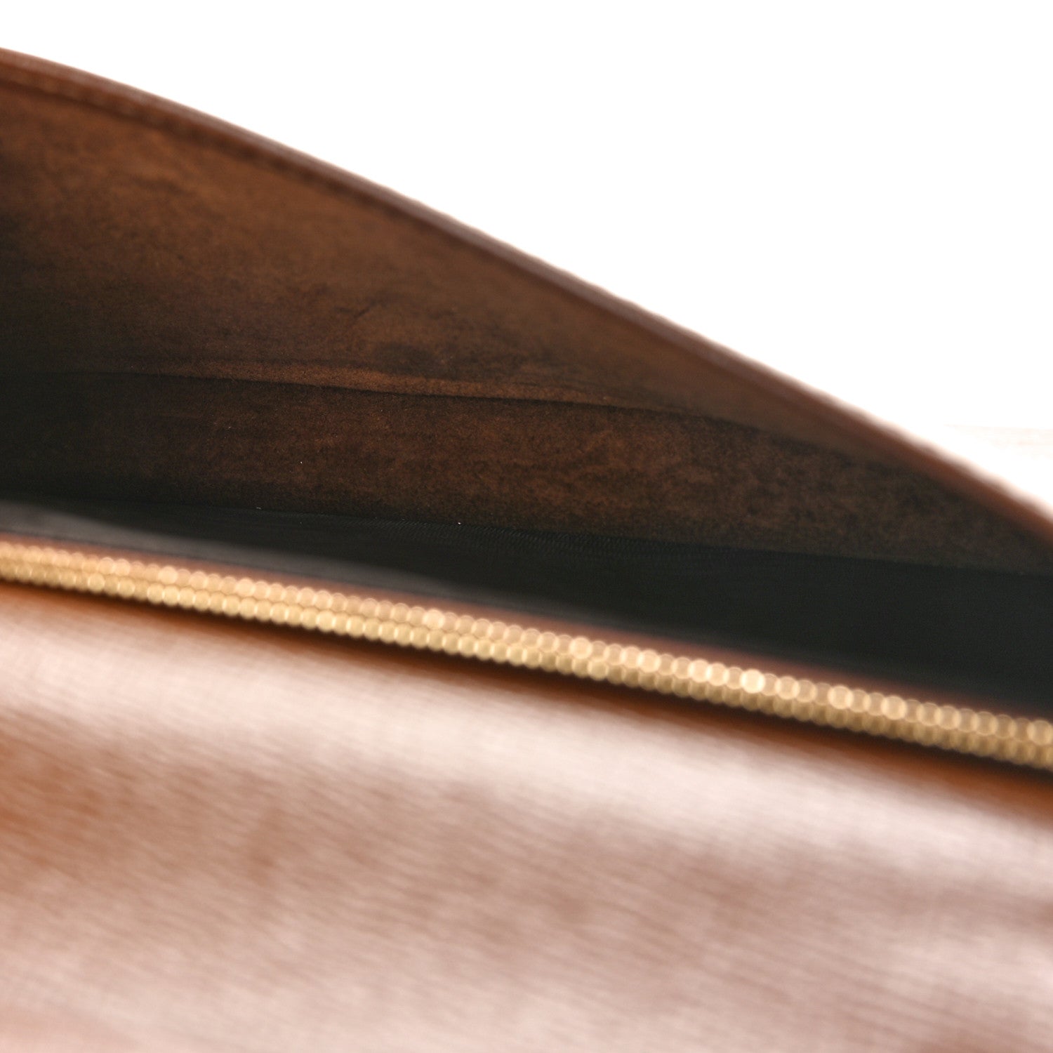 Gucci GG Supreme Monogram Azalea Calfskin Horsebit 1955 Wallet On Chain Beige Ebony Brown Sugar 5 of 8