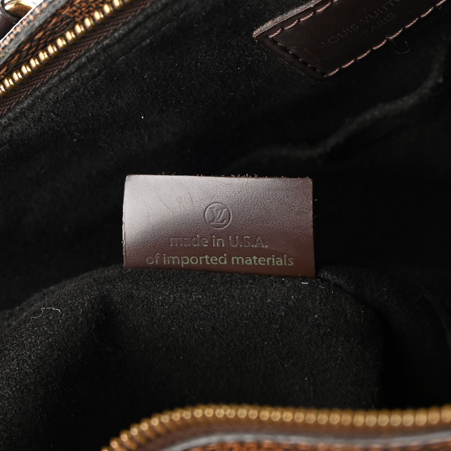Louis Vuitton Cuir Taurillon Damier Ebene Normandy Black 9 of 25