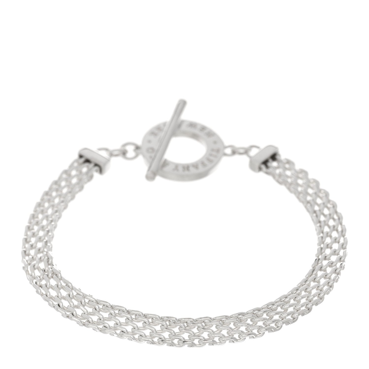 Tiffany Sterling Silver Somerset Toggle Bracelet 2 of 3