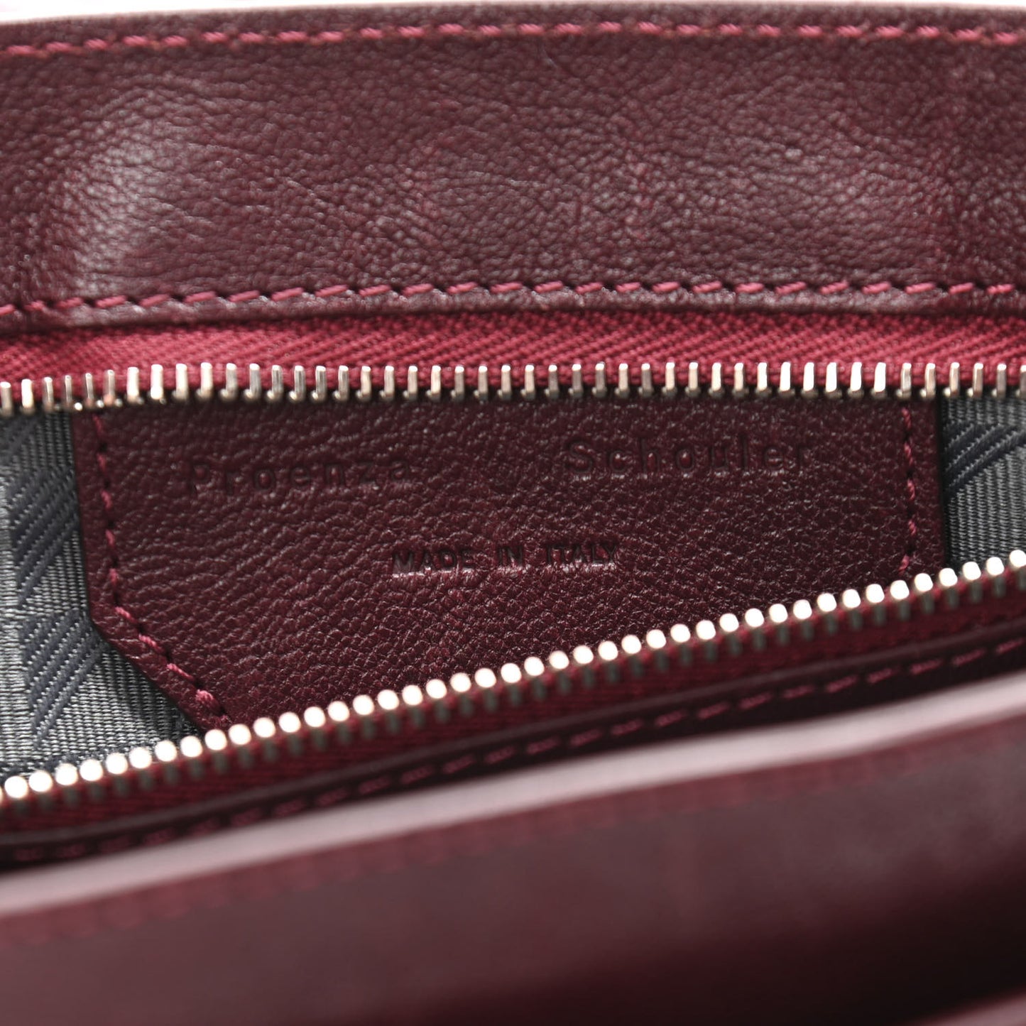 Lambskin Medium PS1 Satchel Burgundy