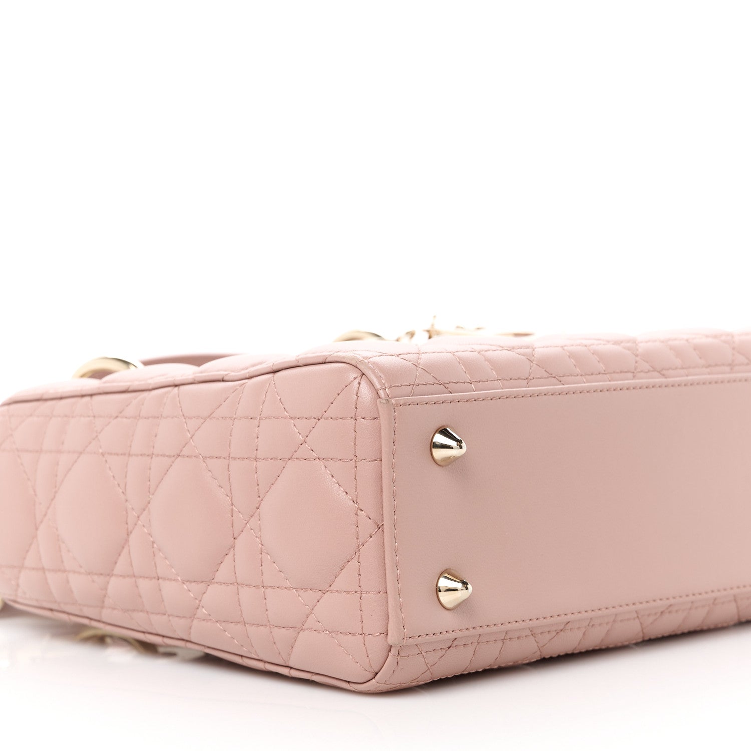 Christian Dior Lambskin Cannage Small My ABCDior Lady Dior Fard 9 of 11