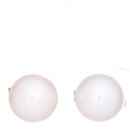 Mikimoto 18K Yellow Gold Akoya Pearl 7mm Stud Earrings 1 of 5