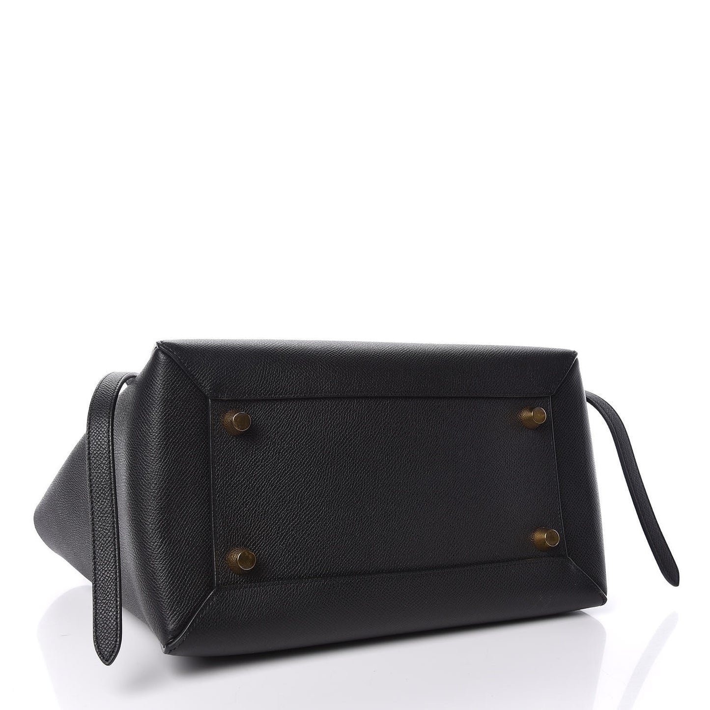 Grained Calfskin Mini Belt Bag Black