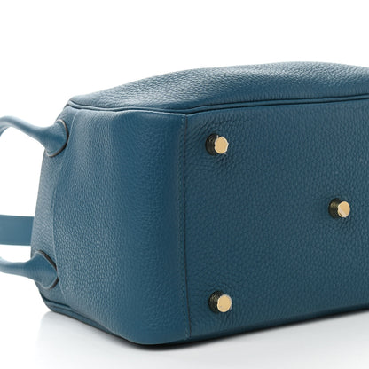 Hermes Taurillon Clemence Lindy 26 Vert Bosphore 9 of 14