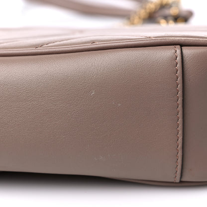 Gucci Calfskin Matelasse Small GG Marmont Shoulder Bag Porcelain Rose 15 of 18