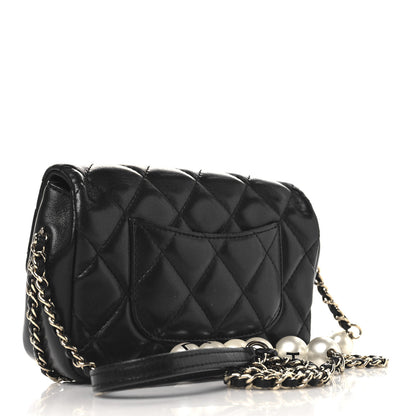 Chanel Lambskin Quilted Mini My Precious Flap Black 3 of 10